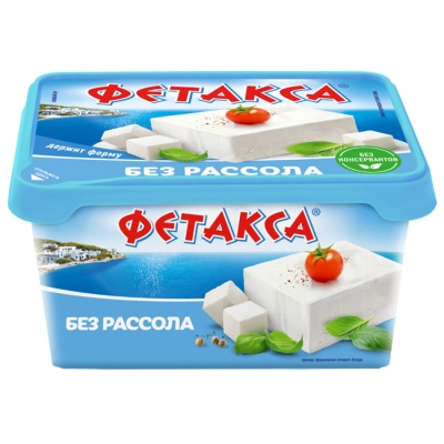 Сыр плавленный (без рассола) 400 г Фетакса