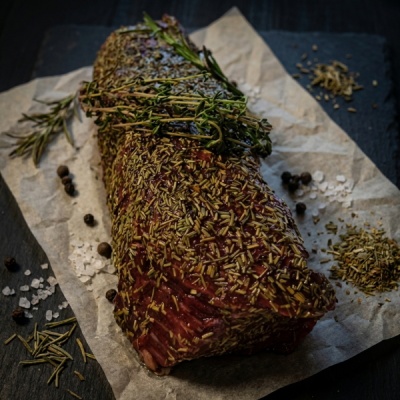 Карпаччо из говяжьей вырезки (весовое) замороженное