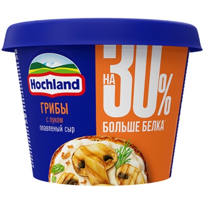 Сыр плавленый грибы с луком 230 г Hochland