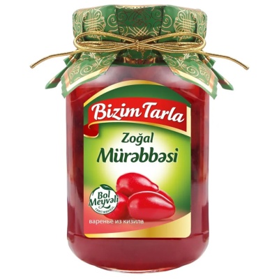 Варенье из кизила 400 г BIZIM TARLA