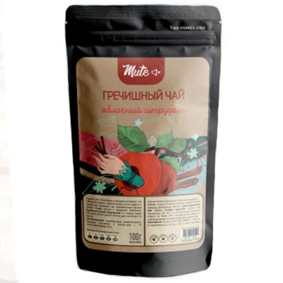 Чай Гречишный “Яблочный штрудель” 100 г Mute Чай Гречишный “Яблочный штрудель” 100 г Mute