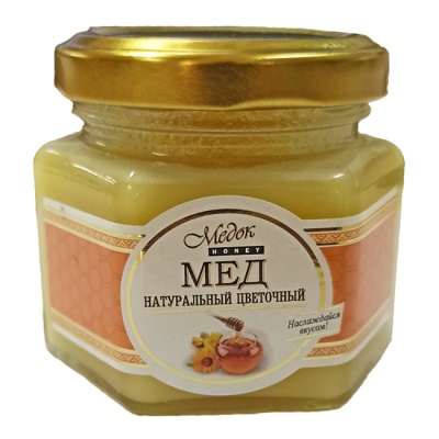 Мед натуральный цветочный 140 г Медок Honey