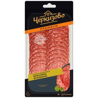 Колбаса сырокопчёная Классико Италиано (нарезка) 85 г Черкизово