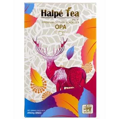 Чай черный байховый "OPA" (крупнолистовой) 250 г Halpe Tea Чай черный байховый "OPA" (крупнолистовой) 250 г Halpe Tea