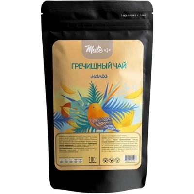 Чай Гречишный “Манго” 100 г Mute Чай Гречишный “Манго” 100 г Mute