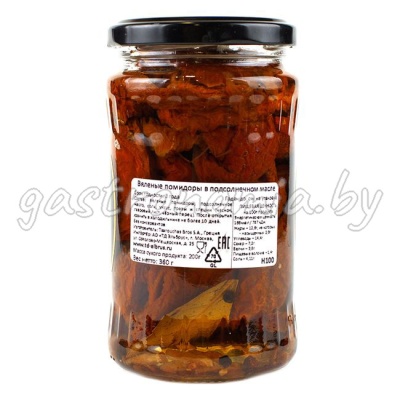 Вяленые помидоры в подсолнечном масле 360 г Buono 