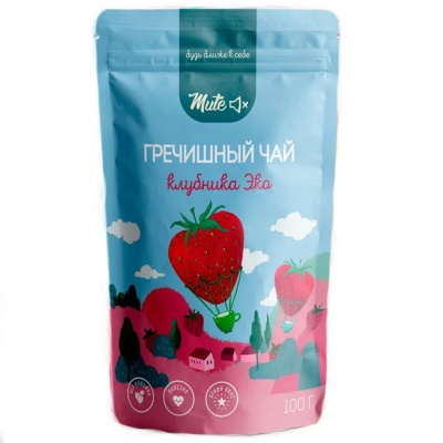 Чай Гречишный “Клубничный” 100 г Mute Чай Гречишный “Клубничный” 100 г Mute