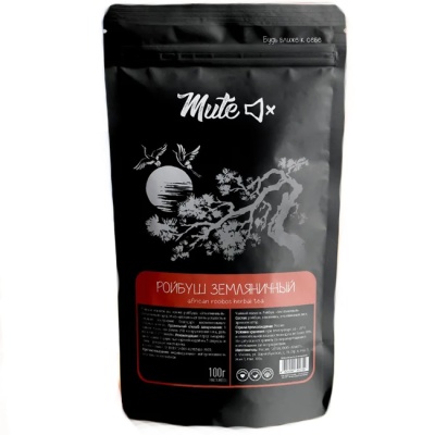 Чай Ройбуш “Земляничный” 100 г Mute Чай Ройбуш “Земляничный” 100 г Mute