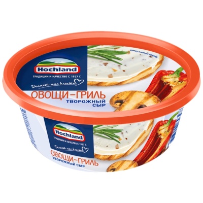 Сыр творожный "Овощи-гриль" 140 г(срок годн.28.11) Hochland