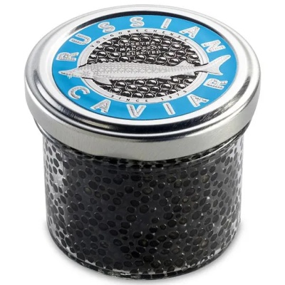 Чёрная осетровая икра сорта Selected 100 г RUSSIAN CAVIAR