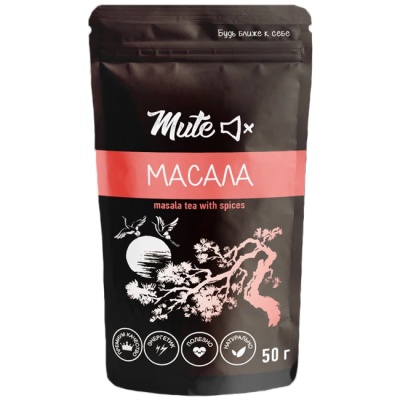 Чёрный чай "Масала" (листовой) 50 г Mute Чёрный чай "Масала" (листовой) 50 г Mute