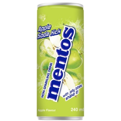 Напиток Сода Яблоко  240 мл Mentos Напиток Сода Яблоко  240 мл Mentos