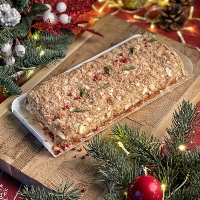 ПРЕДЗАКАЗ - Мильфей с лососем, соусом тоннато и тунцом су-вид 900 г