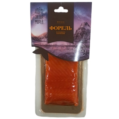 Филе форели холодного копчения 200 гЗвезда морей