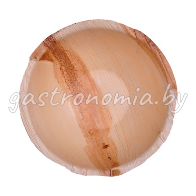 Круглая чаша 14 см из пальмовых листьев Круглая чаша 14 см из пальмовых листьев