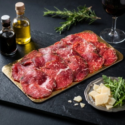 Карпаччо из говяжьей вырезки 55 г (нарезка, вакуум) замороженное