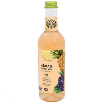 Напиток Винонад со вкусом ананаса и винограда 375 мл Абрау Напиток Винонад со вкусом ананаса и винограда 375 мл Абрау