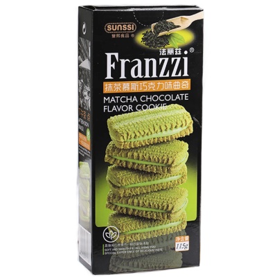 Печенье-сэндвич песочное со вкусом Матча 115 г Franzzi