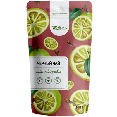 Чёрный чай c гвоздикой и лаймом 100 г Mute Чёрный чай c гвоздикой и лаймом 100 г Mute