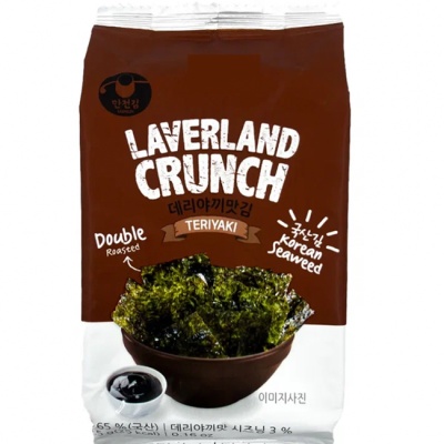 Морская капуста со вкусом соуса Терияки 4,5 г LAVERLAND CRUNCH