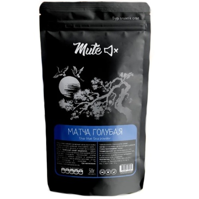 Чай Матча голубая (порошковый) 50 г Mute Чай Матча голубая (порошковый) 50 г Mute