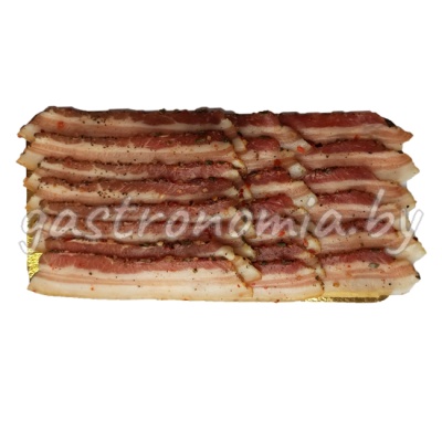 Грудинка "По-Крестьянски" 100 г (нарезка, вакуум) соленая охлажденная