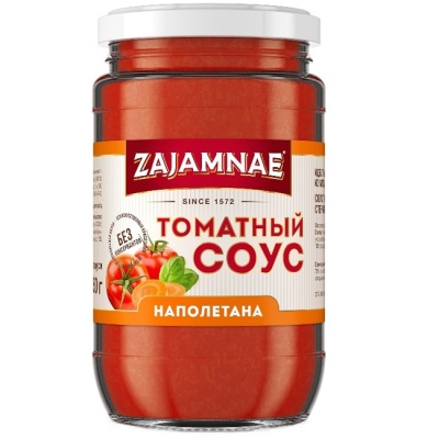 Соус томатный "Наполетана" 370 г ZAJAMNAE
