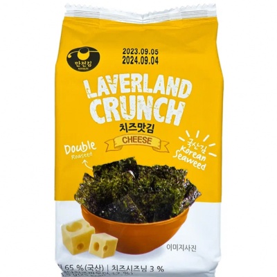Морская капуста со вкусом сыра 4,5 г LAVERLAND CRUNCH