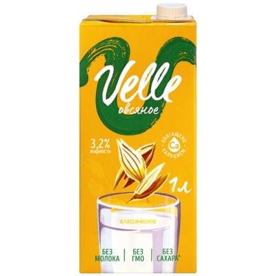 Напиток "Овсяное классическое" 1000 мл Velle