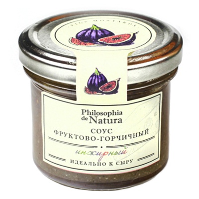 Соус фруктово-горчичный Инжирный 100 г Philosophia de Natura