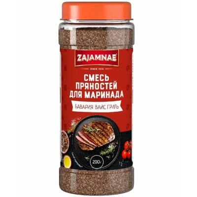 Смесь пряностей и приправ "Бавария Вайс Гриль" 200 г ZAJAMNAE