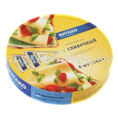 Сыр плавленый Сливочный (сегменты) 140 г ВИТАКО Сыр плавленый Сливочный (сегменты) 140 г ВИТАКО