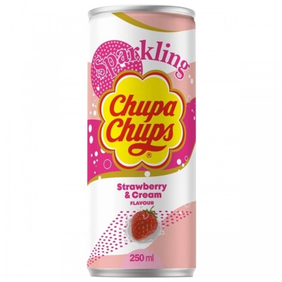 Напиток Клубника со сливкими 250 мл Chupa Chups