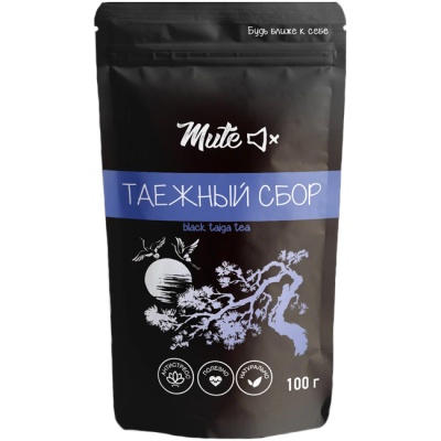 Чай черный "Таёжный" 100 г Mute Чай черный "Таёжный" 100 г Mute