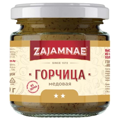 Горчица "Медовая" 190 г ZAJAMNAE Горчица "Медовая" 190 г ZAJAMNAE