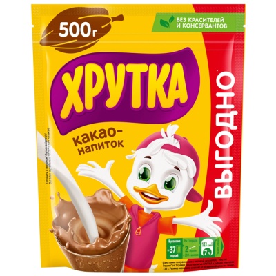 Какао-напиток ХРУТКА 500 г (быстрорастворимый)
