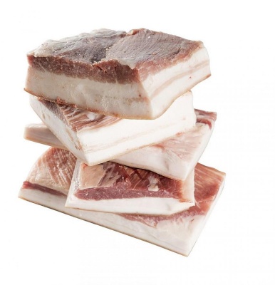 Сало с прослойкой (весовое) копченое охлажденное