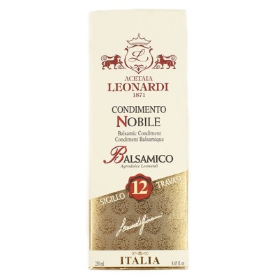 Бальзамический соус Золотая печать 12 лет выдержки (пенал) 250 мл