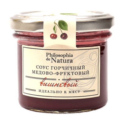 Соус фруктово-горчичный Вишневый 100 г Philosophia de Natura Соус фруктово-горчичный Вишневый 100 г Philosophia de Natura