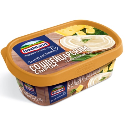 Сыр плавленый Швейцарский (ванночка) 200 г Hochland Сыр плавленый Швейцарский (ванночка) 200 г Hochland