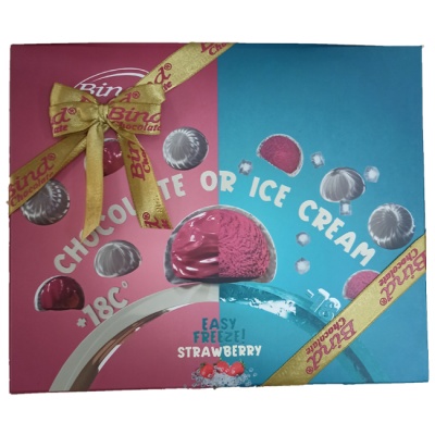 Набор шоколадных конфет "Freeze me клубника" 135 г (срок годн.28.07.26) BIND